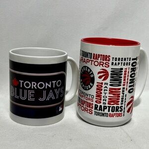 SET NWT❗️Authentic Toronto Blue Jays and Toronto Raptors Mugs